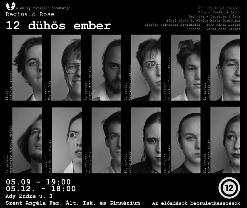12 dühös ember