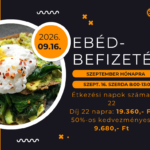Ebéd pótbefizetés