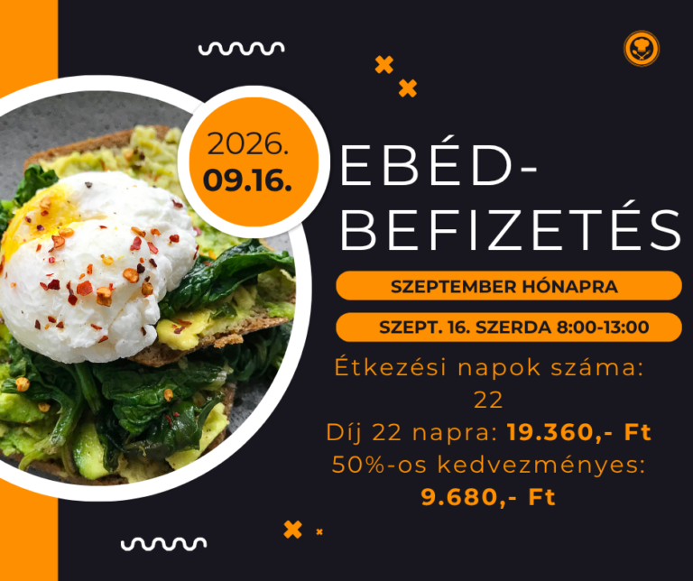 Ebéd pótbefizetés